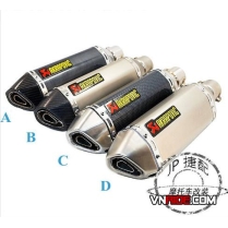 Pô Akrapovic  mẫu 3