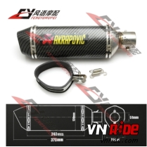 Pô Akrapovic mẫu 12