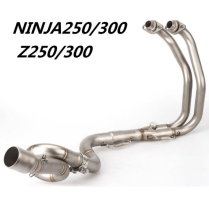 Cổ pô xoắn Ninja 300 / Z300 (có lỗ cắm cảm biến)