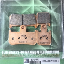 Má phanh (bố thắng) trước xe moto Elig Brake Pads (Sintered EM097)