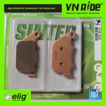 Má phanh (bố thắng) sau xe moto Elig Brake Pads (Sintered EM225)