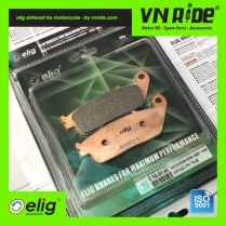 Má phanh (bố thắng) trước xe moto Elig Brake Pads (Sintered EM014-TA2)