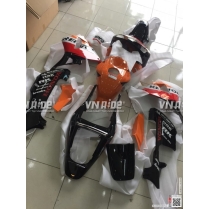 Dàn áo CBR600RR 2003-2004-2005-2006 (đã sơn Airbrush) (tùy chọn màu)