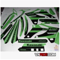 Decal zin 3M nhật KLX250 ( D-Tracker 250 )