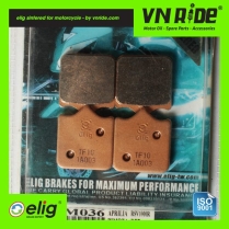 Má phanh (bố thắng) trước xe moto Elig Brake Pads (Sintered EM036-TA23)