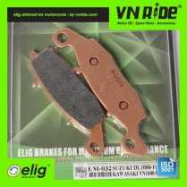 Má phanh (bố thắng) trước xe moto Elig Brake Pads (Sintered EM032)