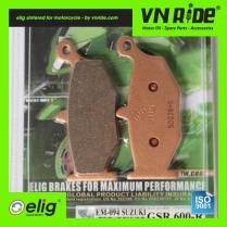 Má phanh (bố thắng) xe moto Elig Brake Pads (Sintered EM094-SA11)